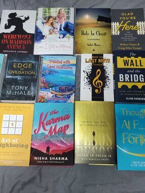 Bulk Lot of 15 Books - Reseller Media Box - Economics, History, Fiction Mix